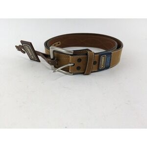 Schmidt Workwear Genuine Leather Belt Tan Brown Size 42 Men's